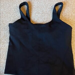 lululemon athletica Black Square-Neck Tank Camisole